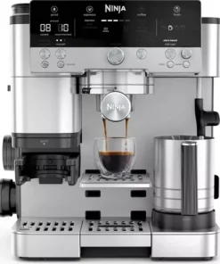 NINJA Luxe Cafe Premier Series ES601UK Bean to Cup Coffee Machine - Silver & Black